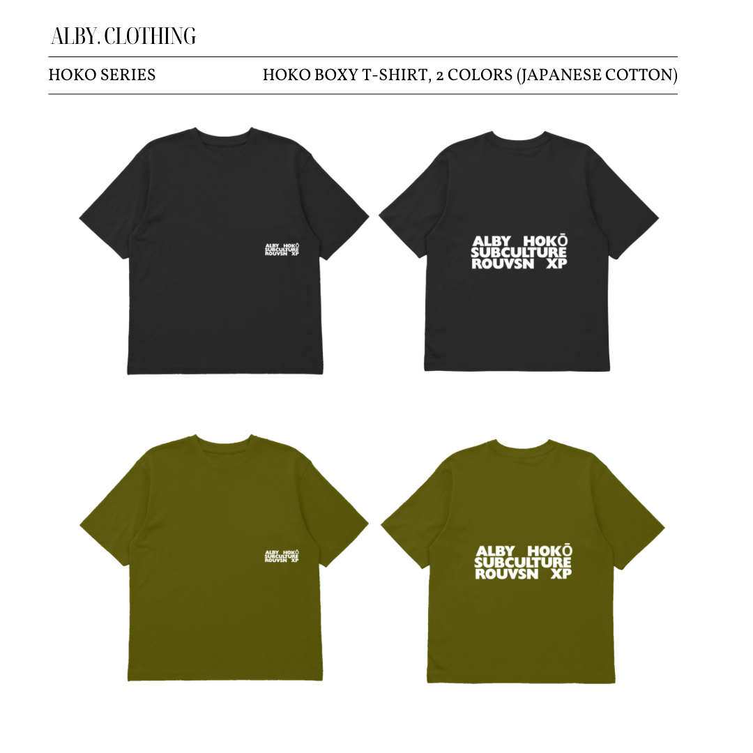 HOKO Boxy T-shirt (Japanese cotton)