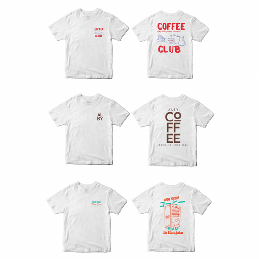 Boys Club - Coffee club regular-fit t shirt (Soft Cotton 20s)