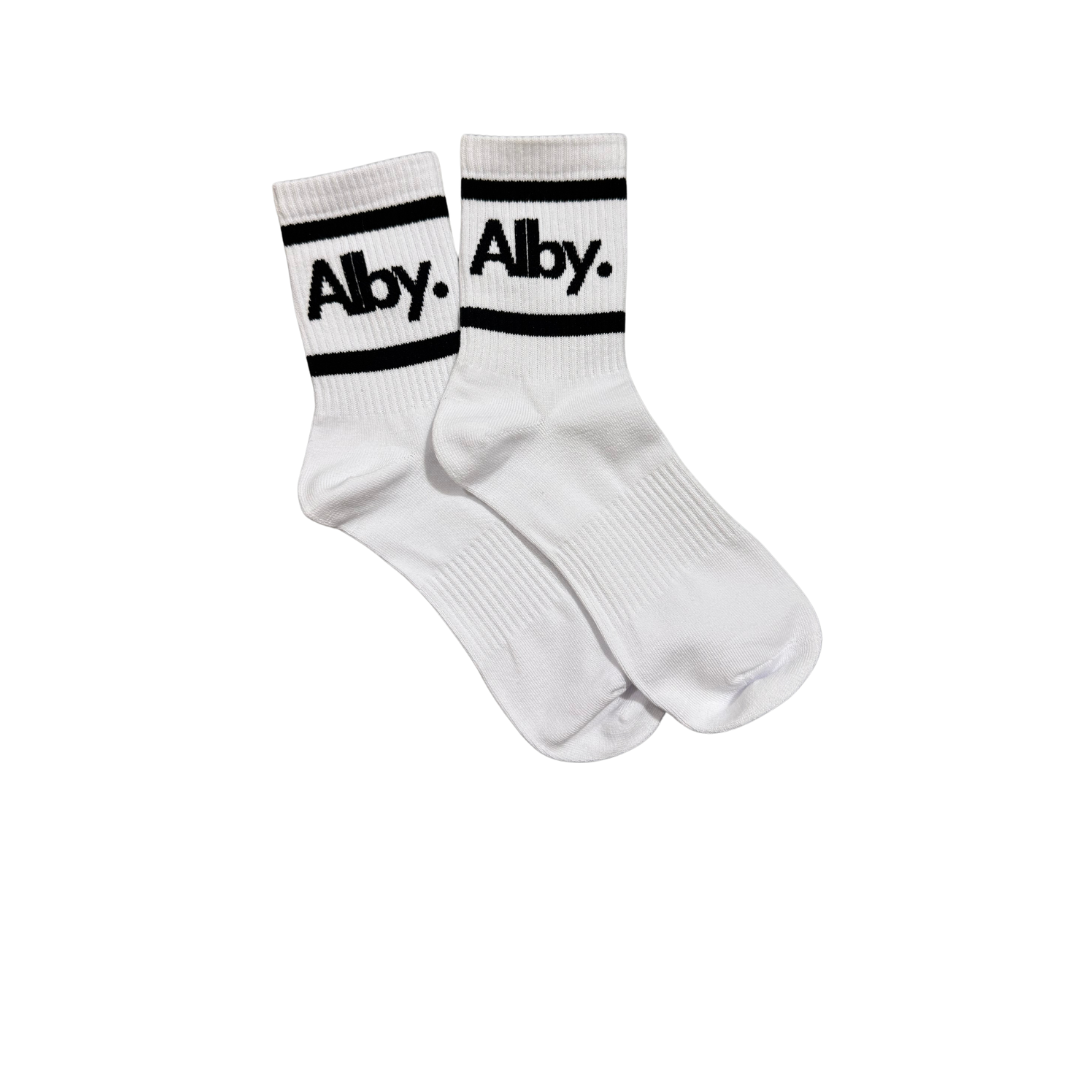 Motorcycle Series - Alby 100% Cotton Crew Socks