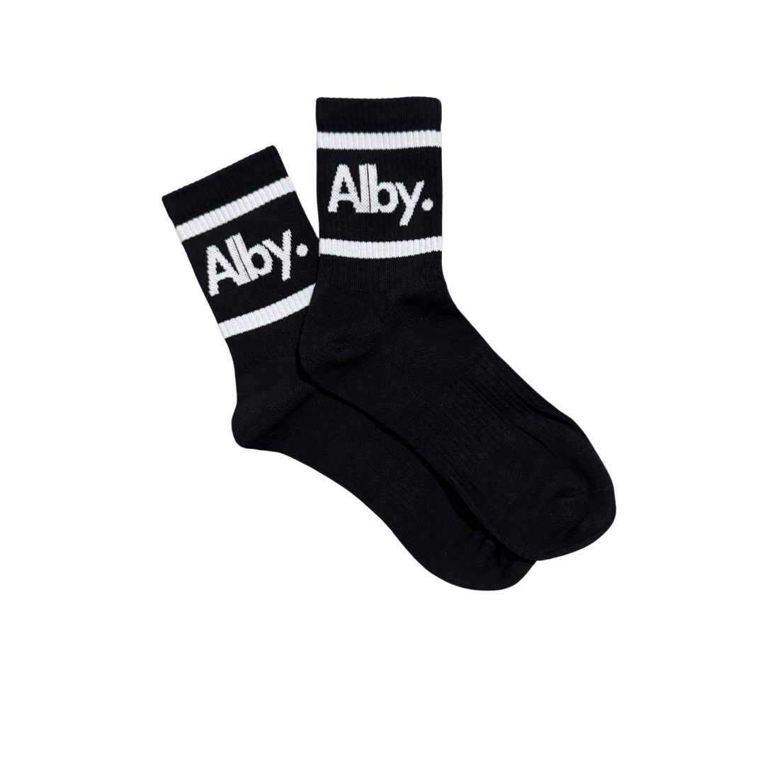 Motorcycle Series - Alby 100% Cotton Crew Socks