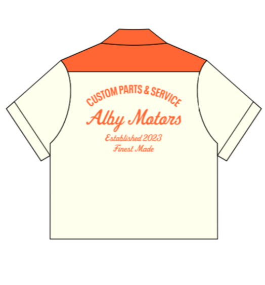 Motorcycle series - Two tone Vintage Bowling shirt