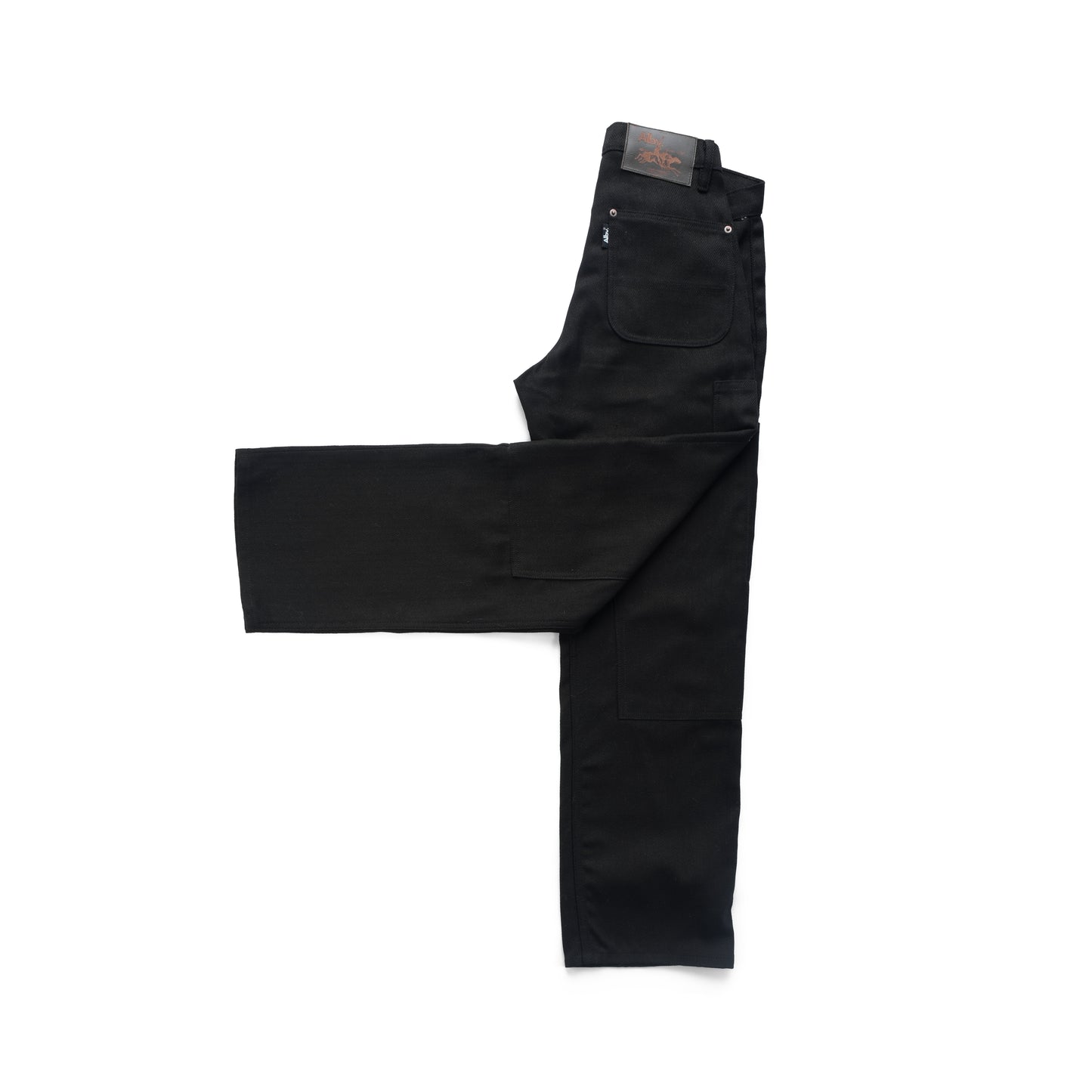 Baggy Herringbone Carpenter Work Trousers