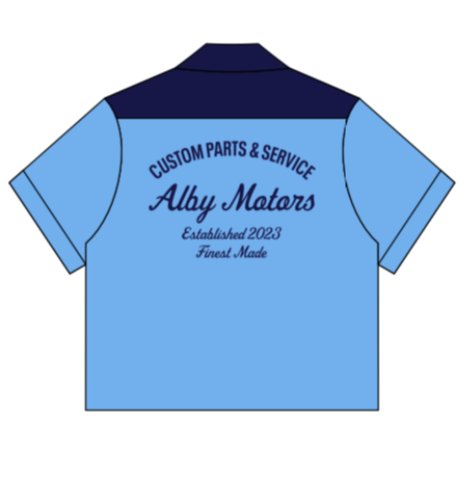 Motorcycle series - Two tone Vintage Bowling shirt