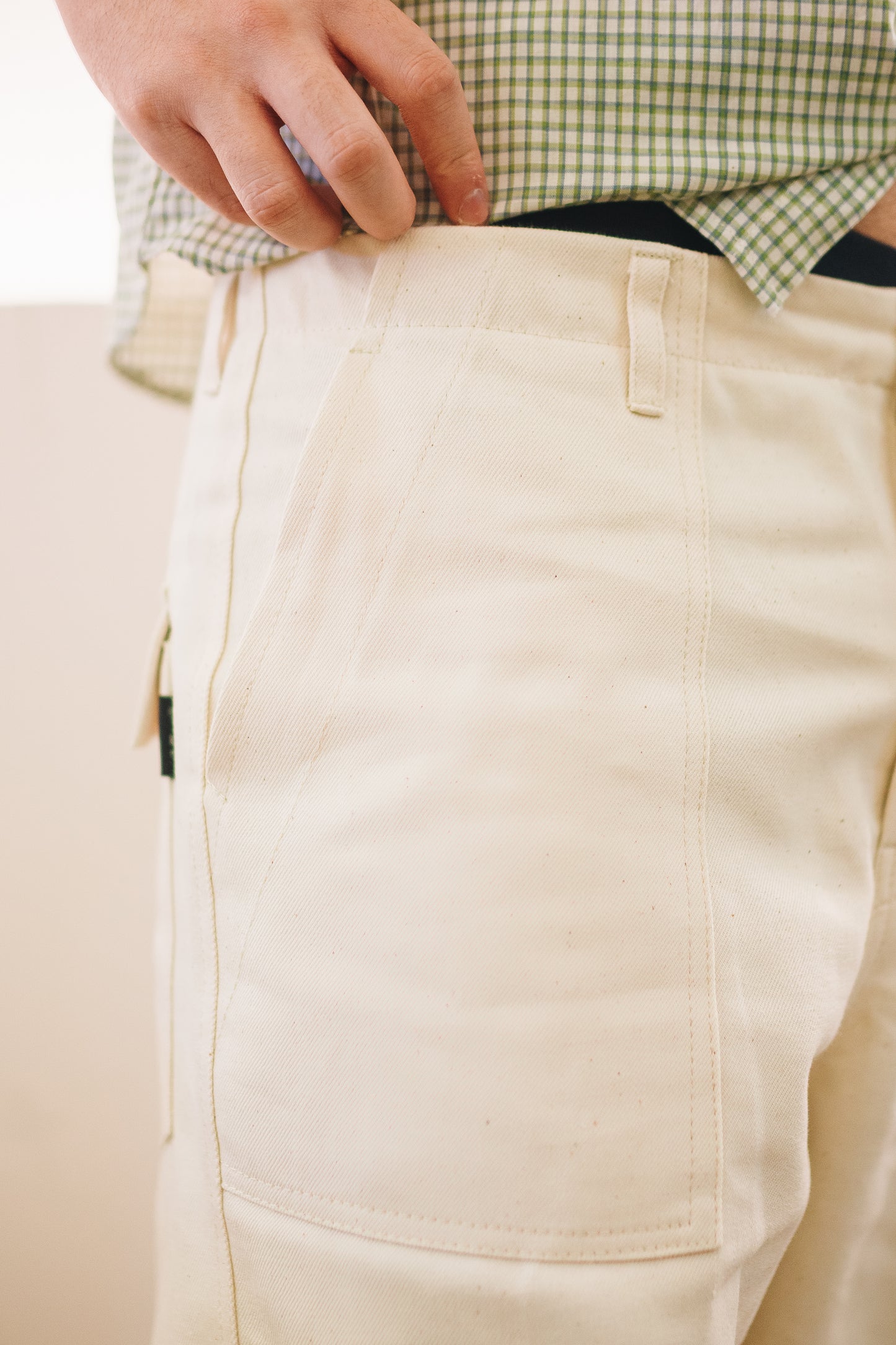 Cotton Drill Pants (Baggy Wide Leg)