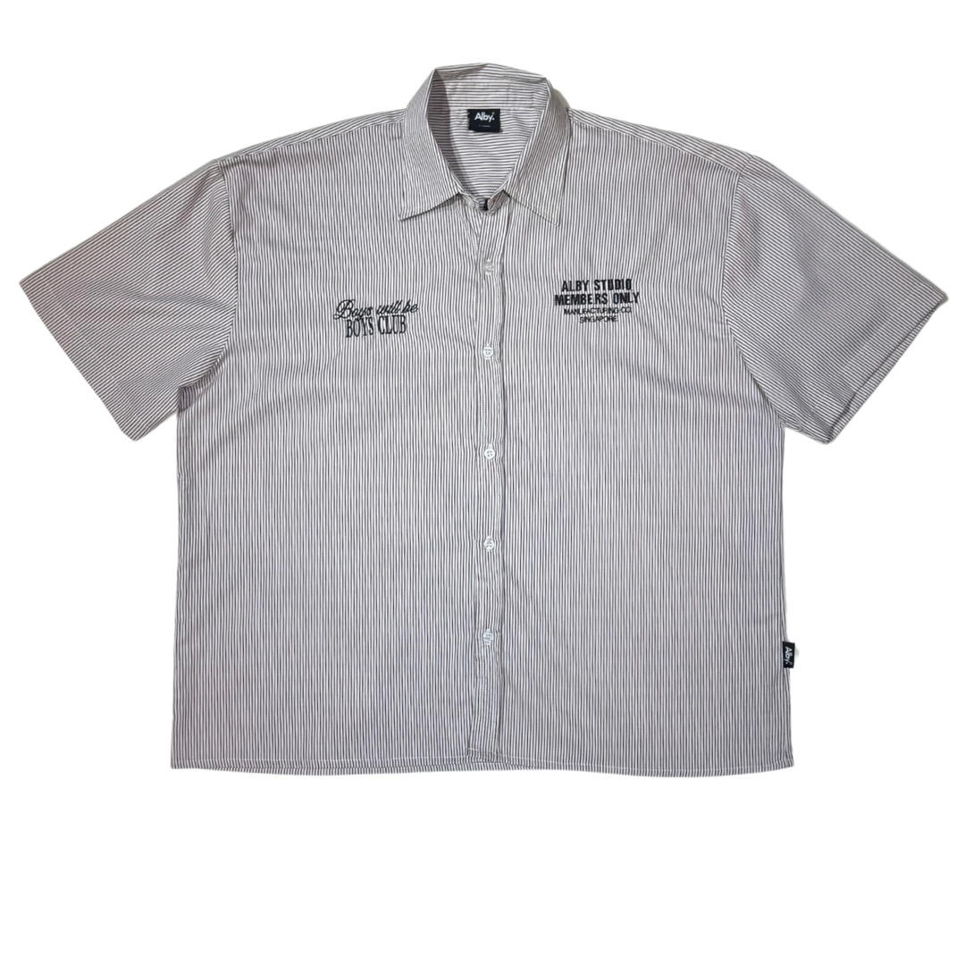 Boys Club - Boxy fit Short Sleeve Shirt (Embroidered)