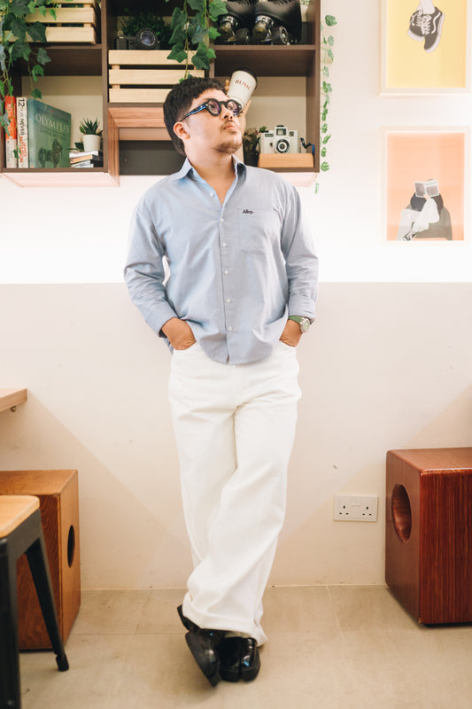 Cotton Drill Pants (Baggy Wide Leg)