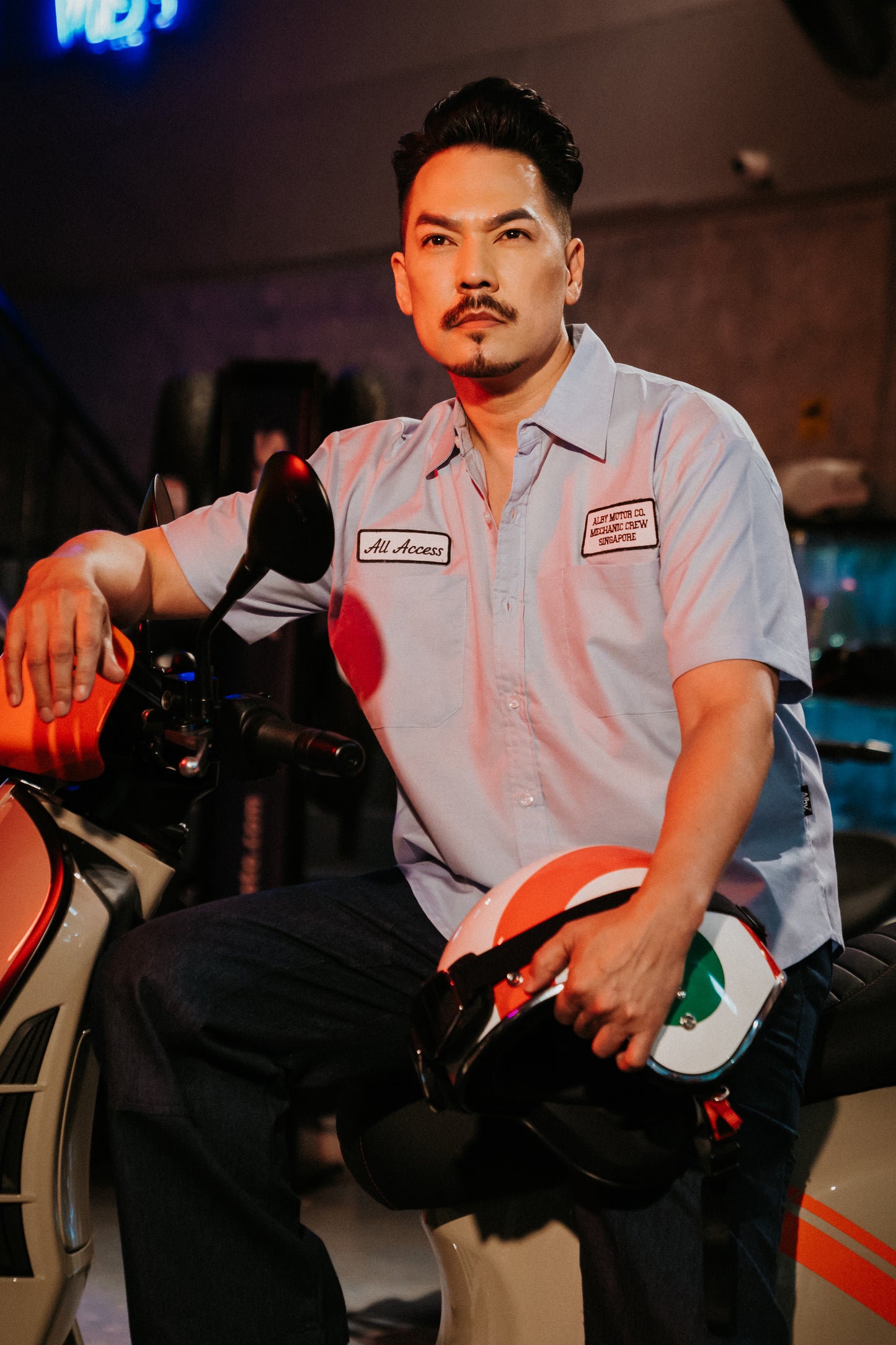 Motorcycle series - Alby Boxy Oversized Shirt