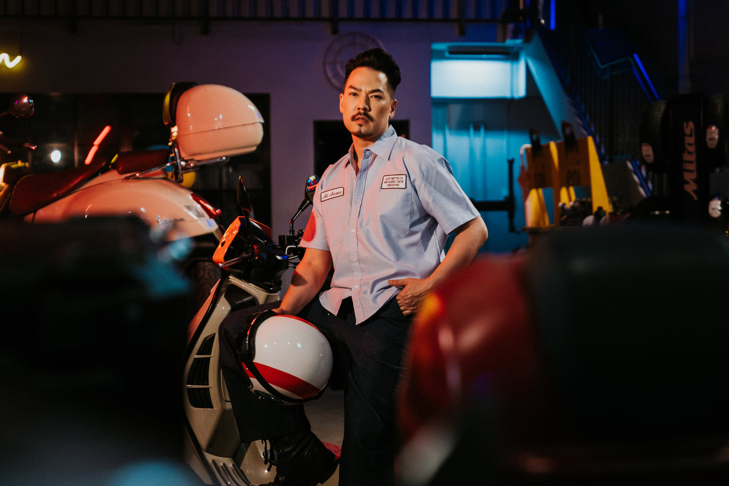 Motorcycle series - Alby Boxy Oversized Shirt