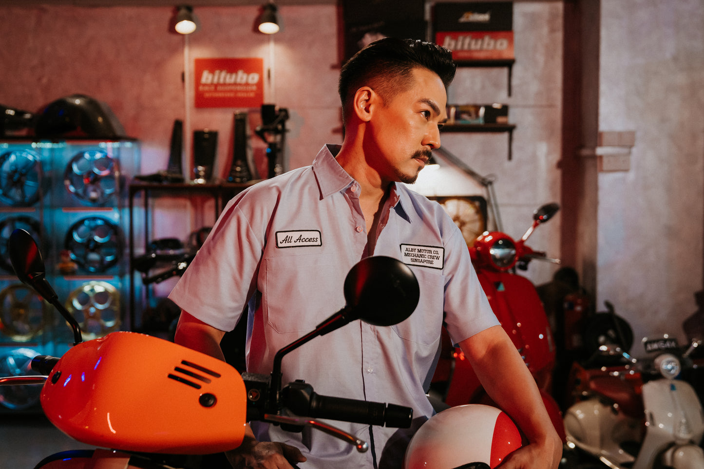 Motorcycle series - Alby Boxy Oversized Shirt