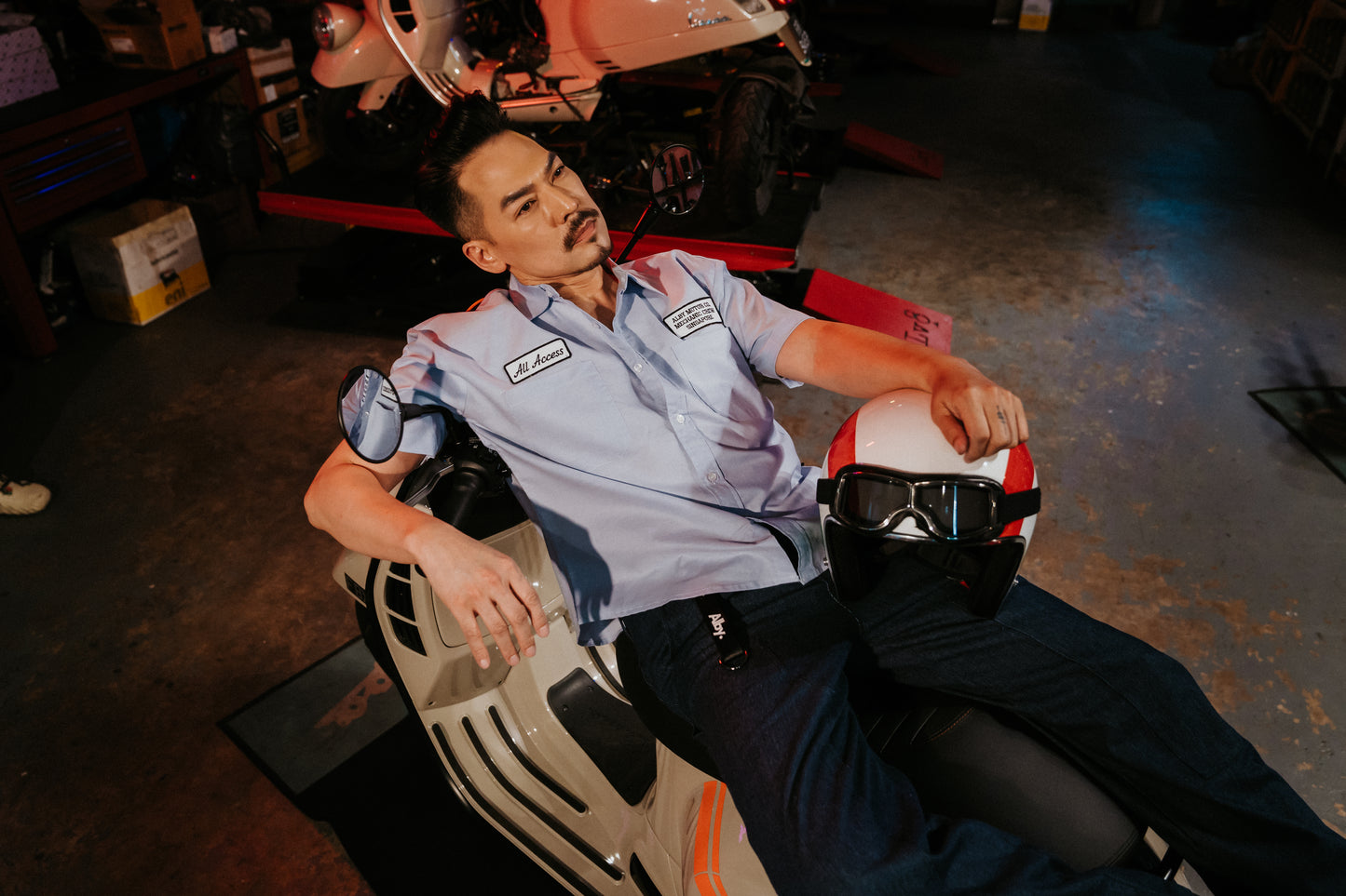 Motorcycle series - Alby Boxy Oversized Shirt