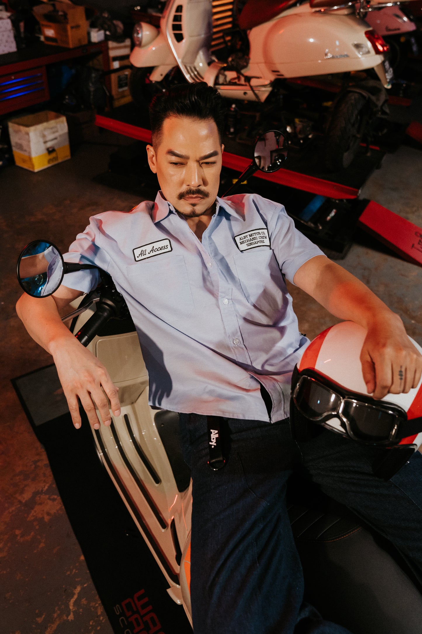 Motorcycle series - Alby Boxy Oversized Shirt