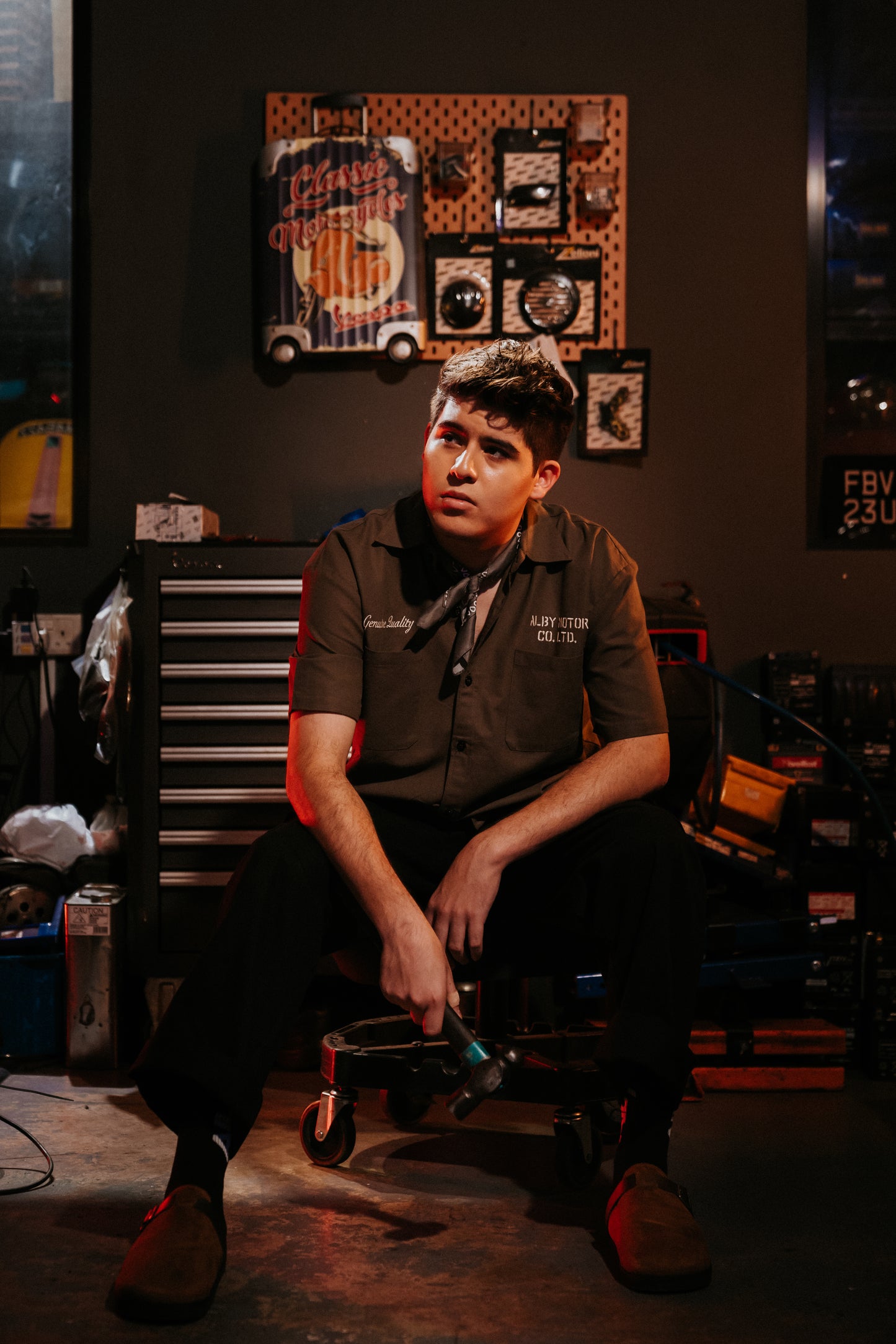 Motorcycle series - Alby Boxy Oversized Shirt