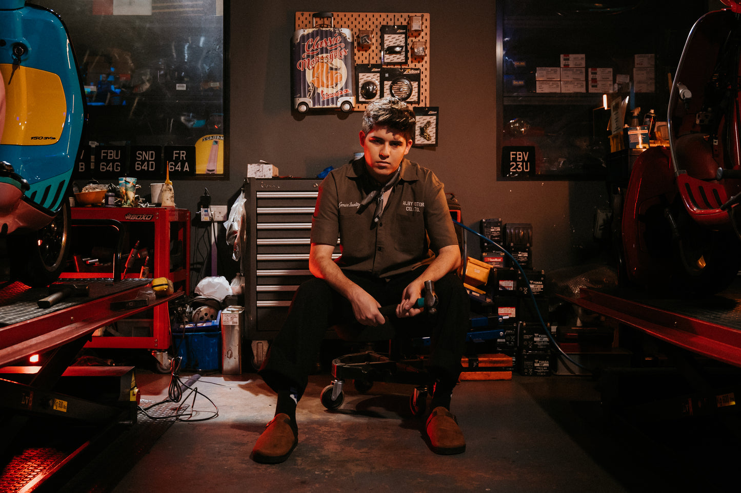 Motorcycle series - Alby Boxy Oversized Shirt