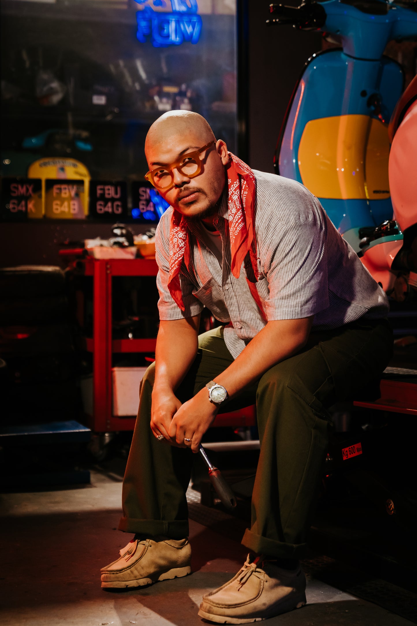 Motorcycle series - Alby Boxy Oversized Shirt