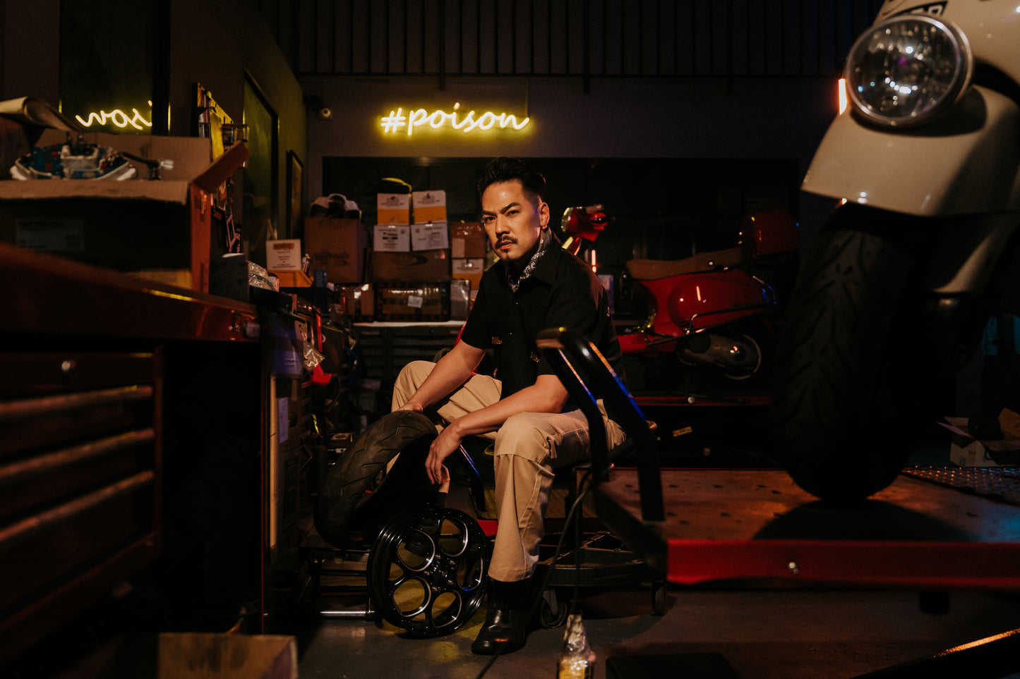 Motorcycle series - Alby Boxy Oversized Shirt