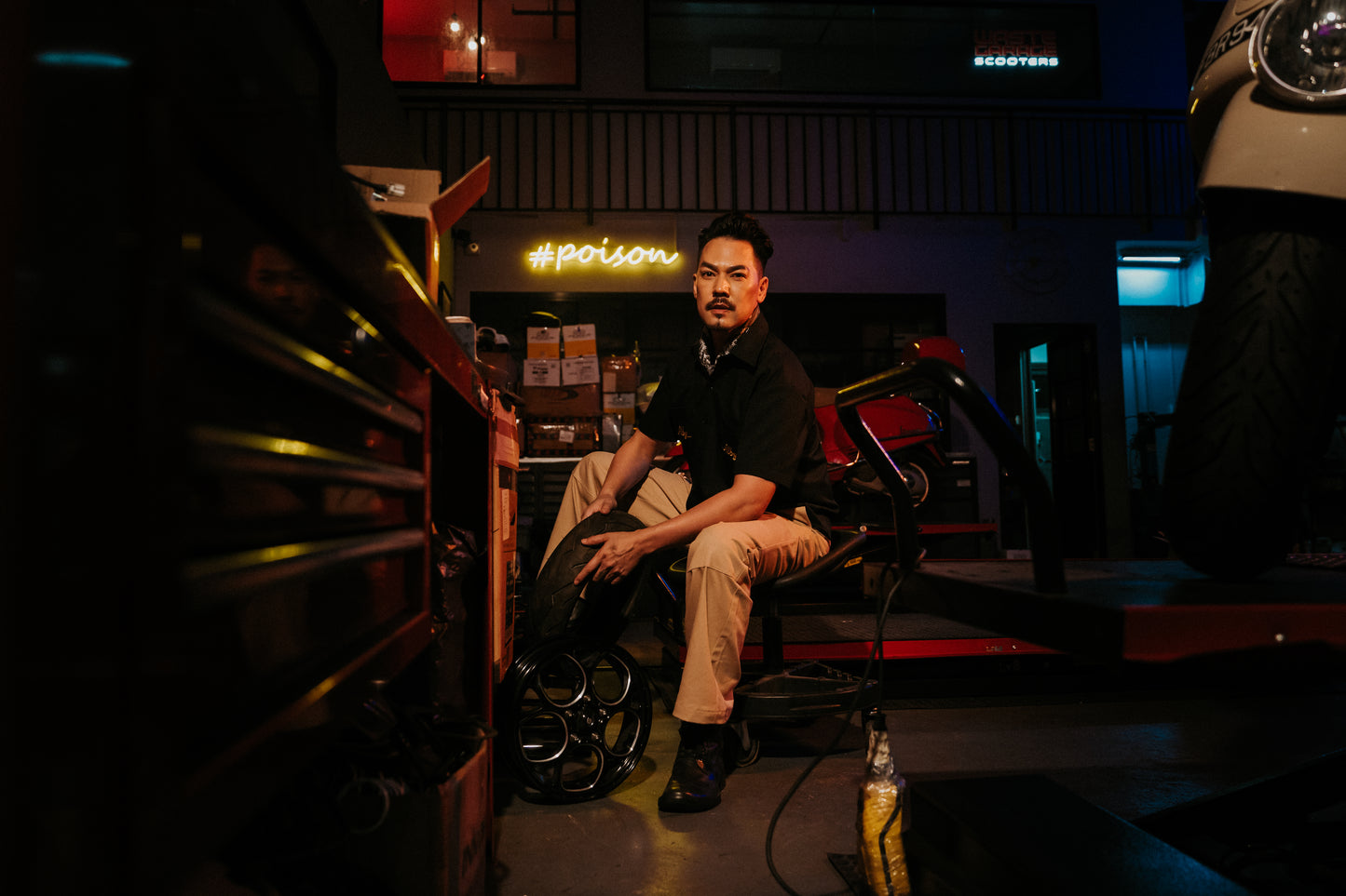 Motorcycle series - Alby Boxy Oversized Shirt