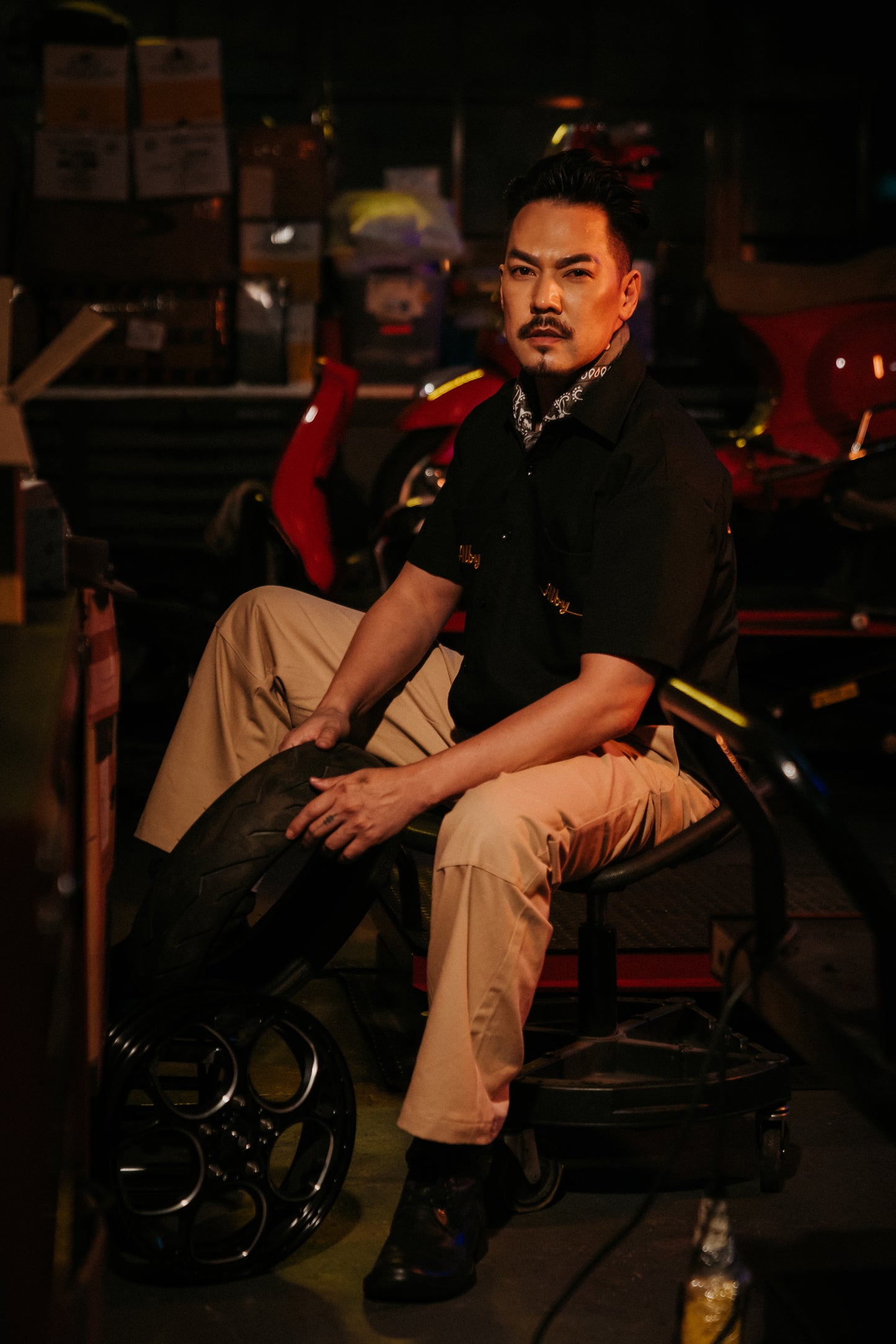 Motorcycle series - Alby Boxy Oversized Shirt