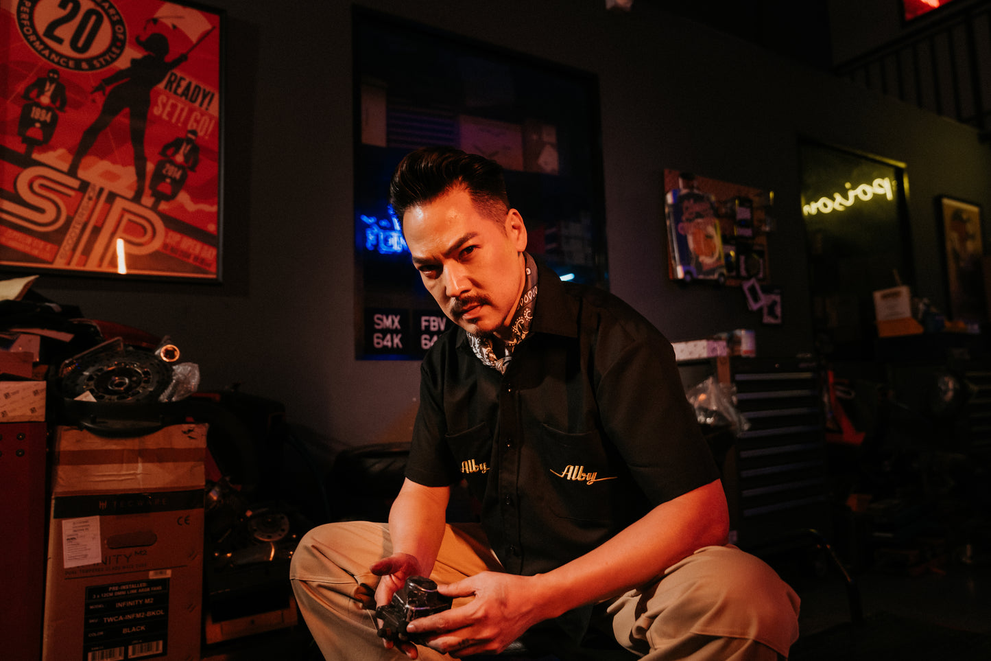 Motorcycle series - Alby Boxy Oversized Shirt