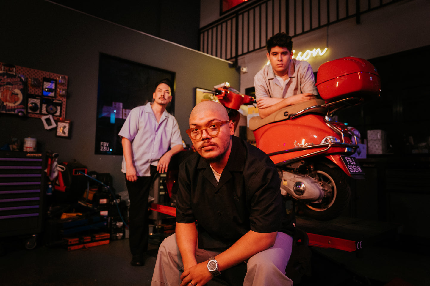 Motorcycle series - Alby Bowling Shirt