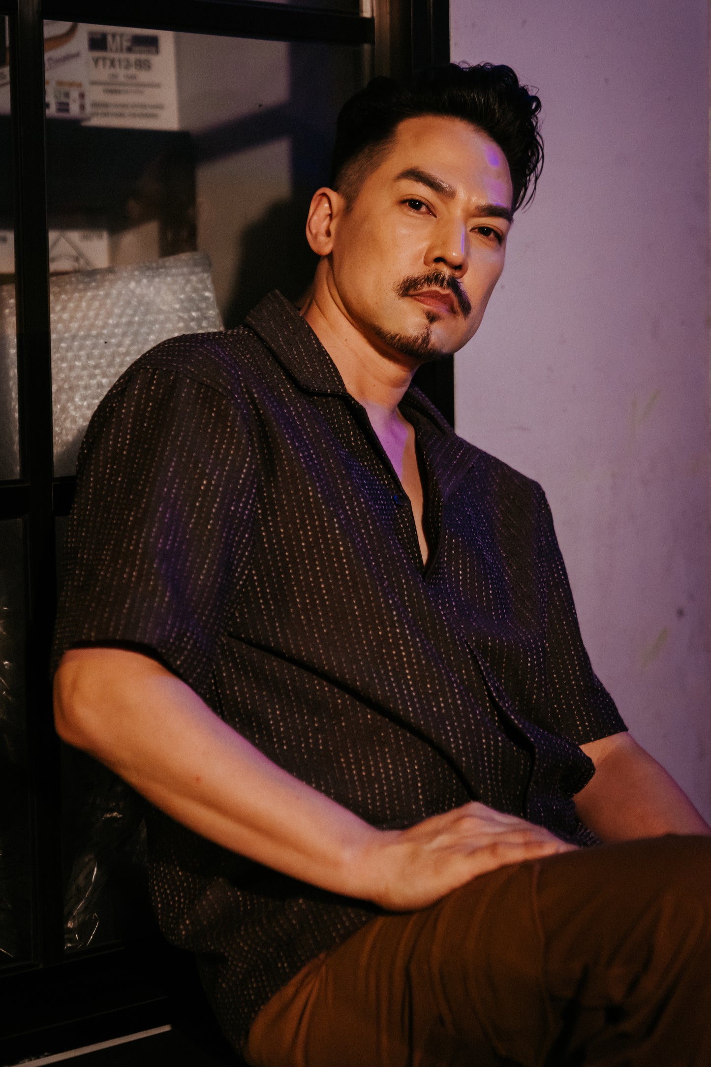 Motorcycle series - Alby Bowling Shirt