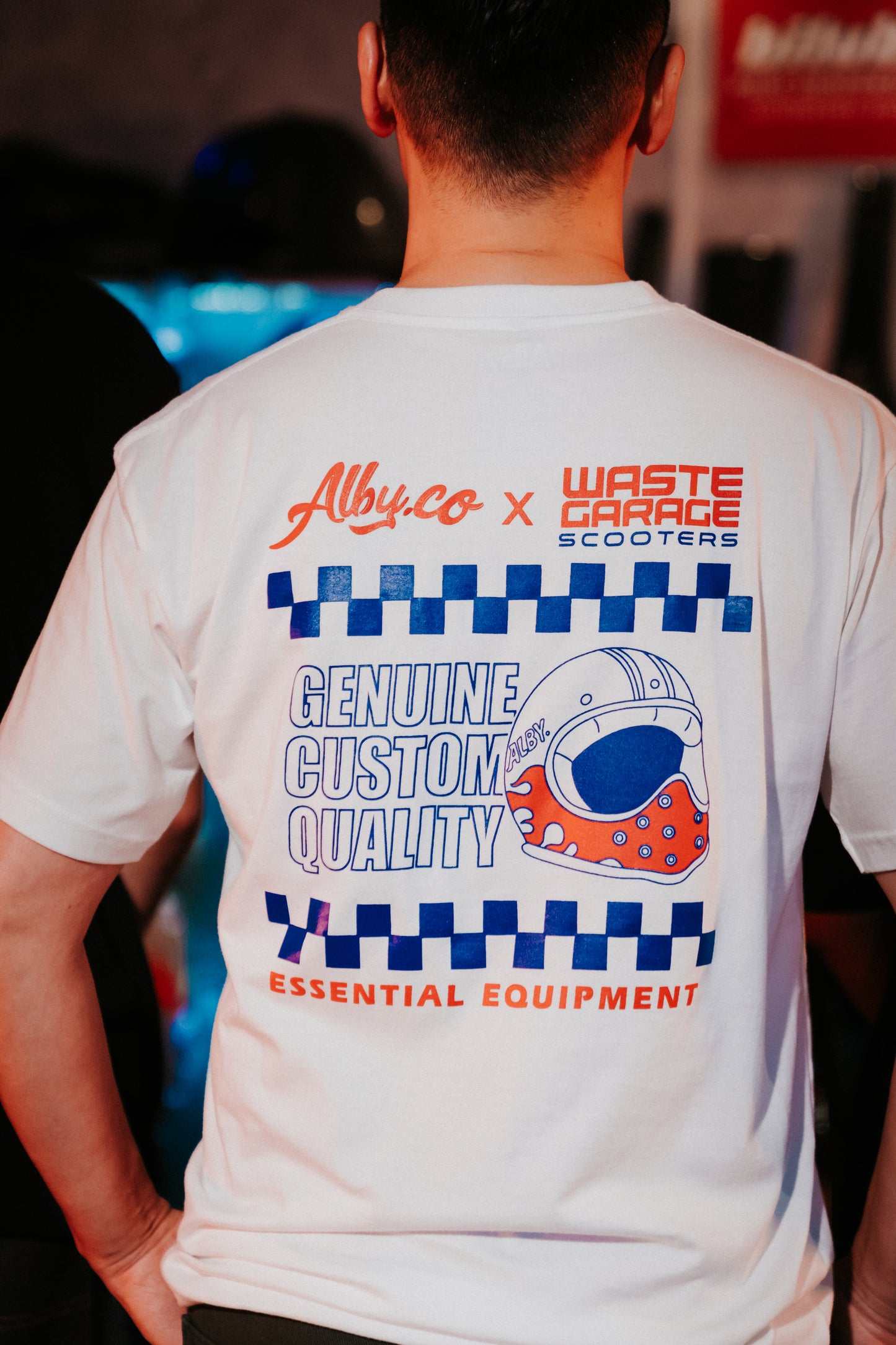 ALBY X WASTE GARAGE SCOOTERS Collab T-shirt