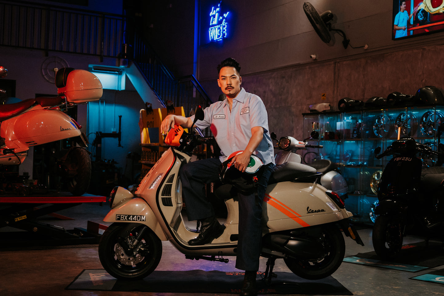 Motorcycle series - Alby Boxy Oversized Shirt