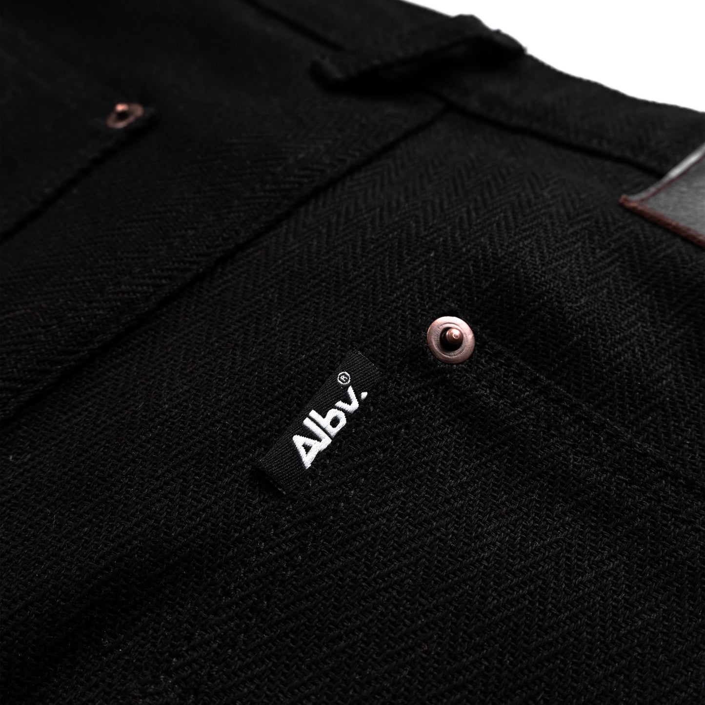 Baggy Herringbone Carpenter Work Trousers