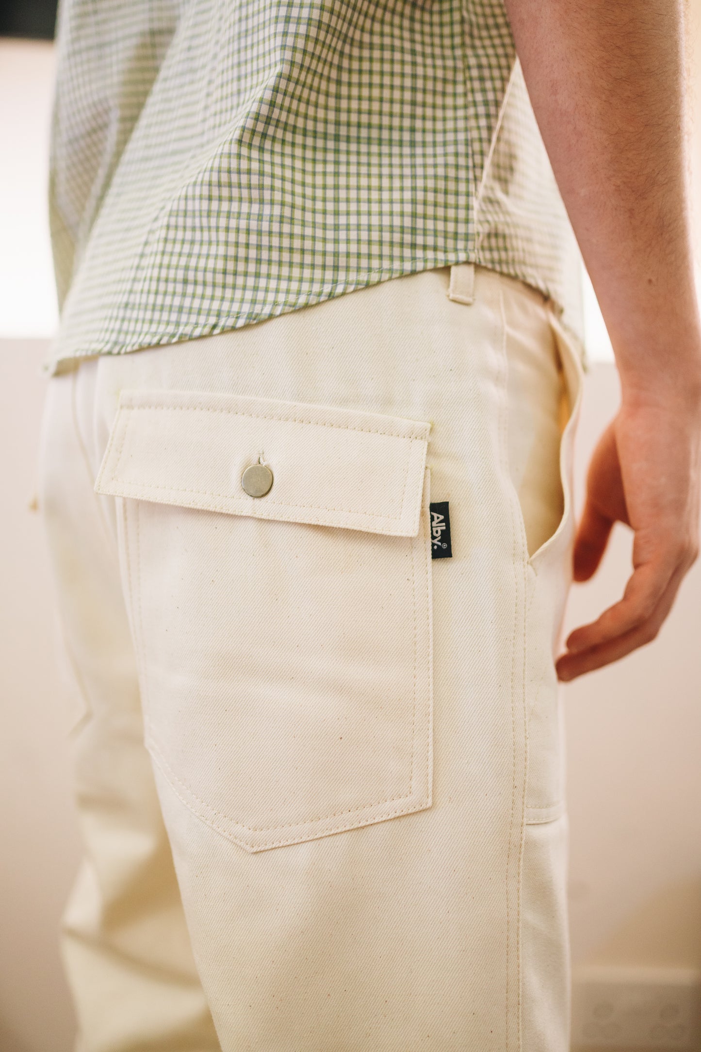 Cotton Drill Pants (Baggy Wide Leg)