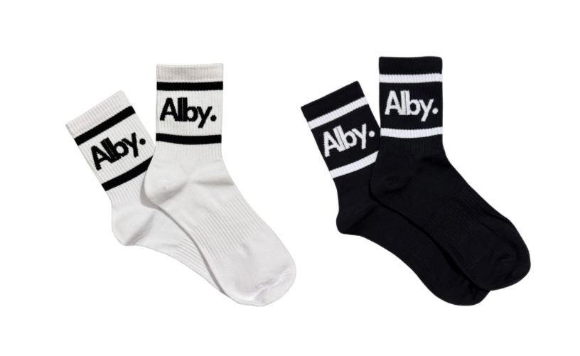 Motorcycle Series - Alby 100% Cotton Crew Socks