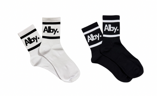 Motorcycle Series - Alby 100% Cotton Crew Socks
