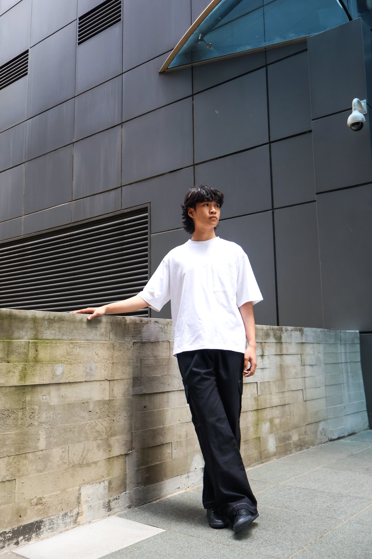 Oversized Top with Pocket