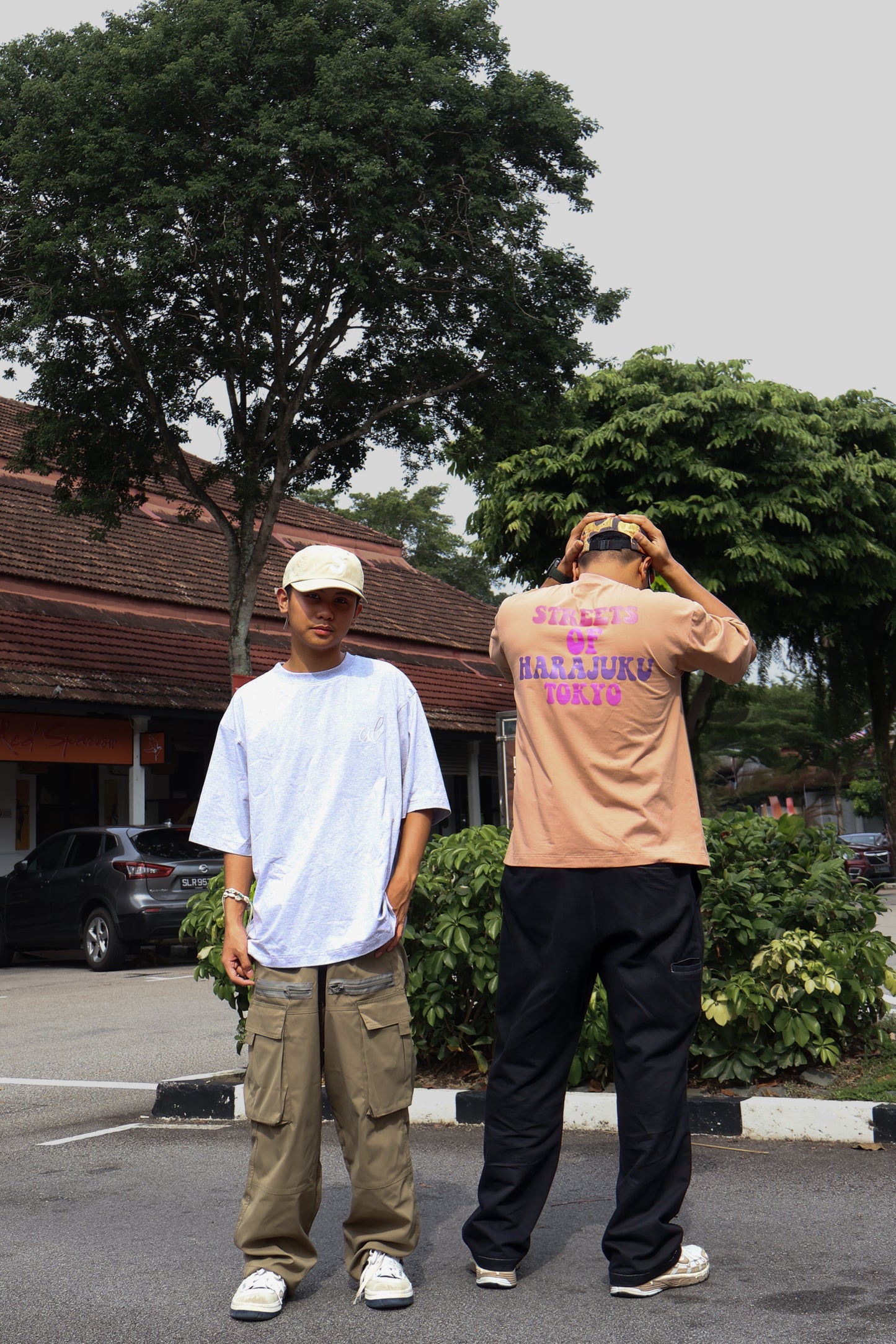 Embroidery Japan Oversized T-Shirt