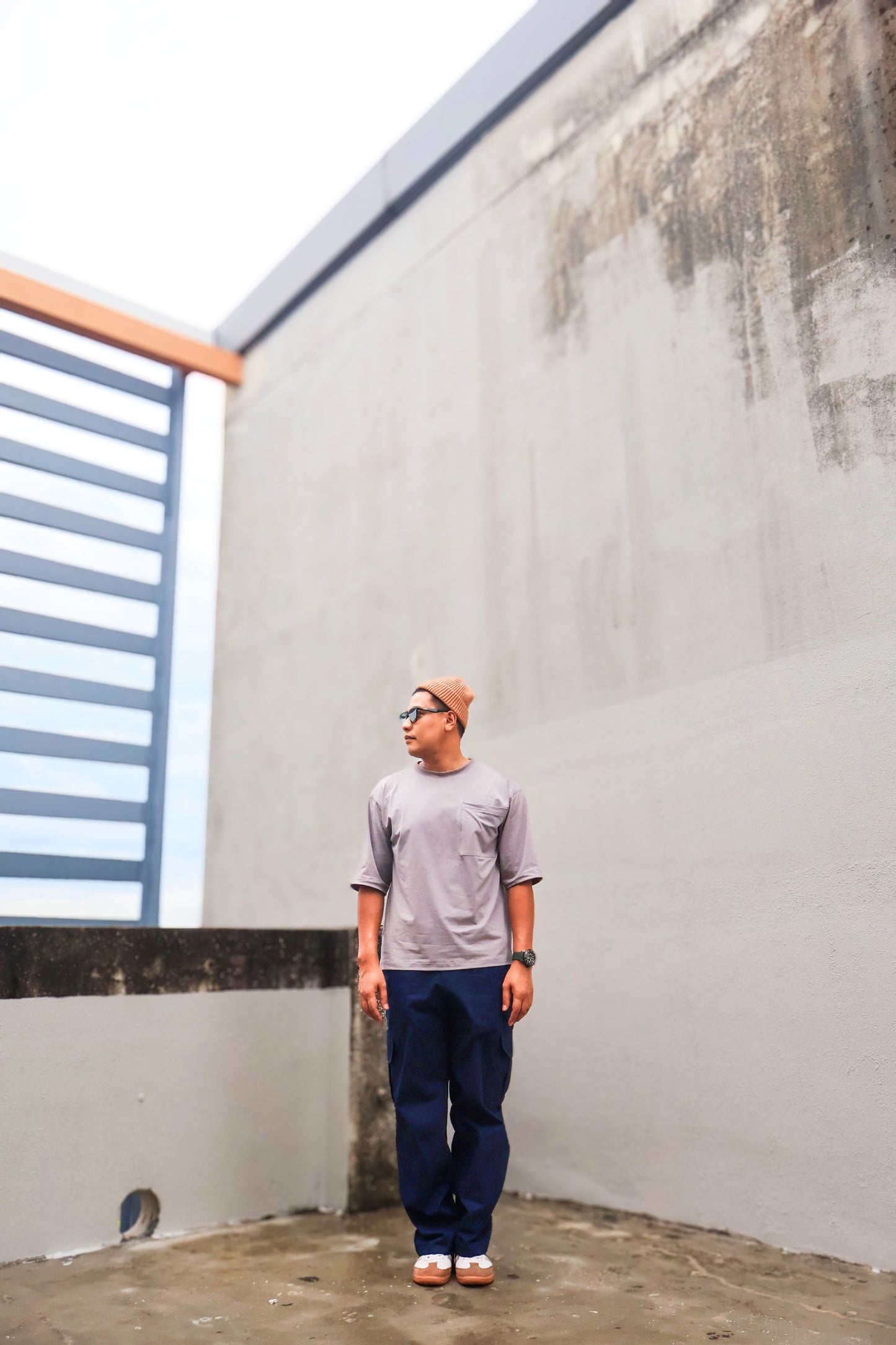 Oversized Top with Pocket