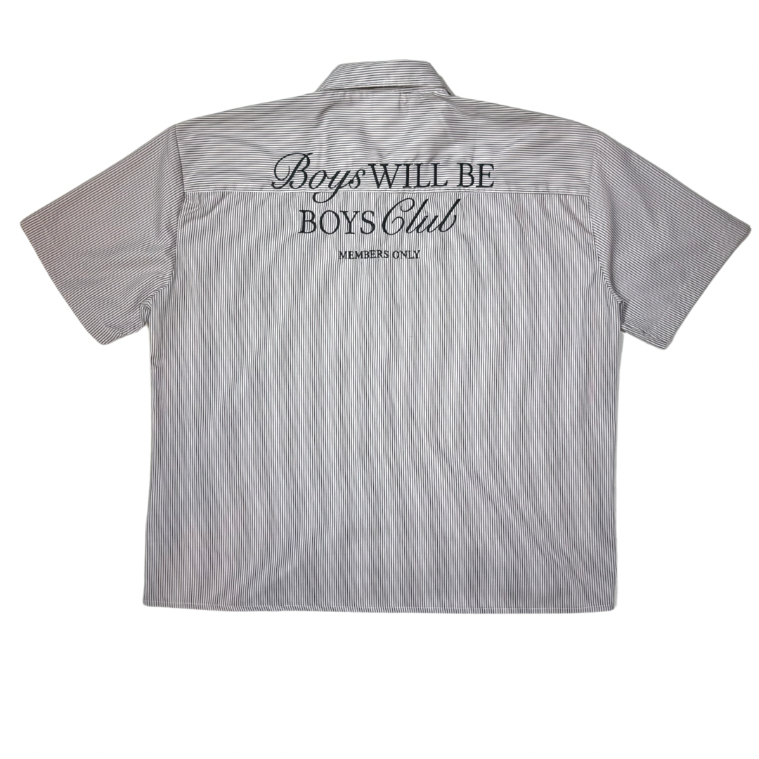 Boys Club - Boxy fit Short Sleeve Shirt (Embroidered)