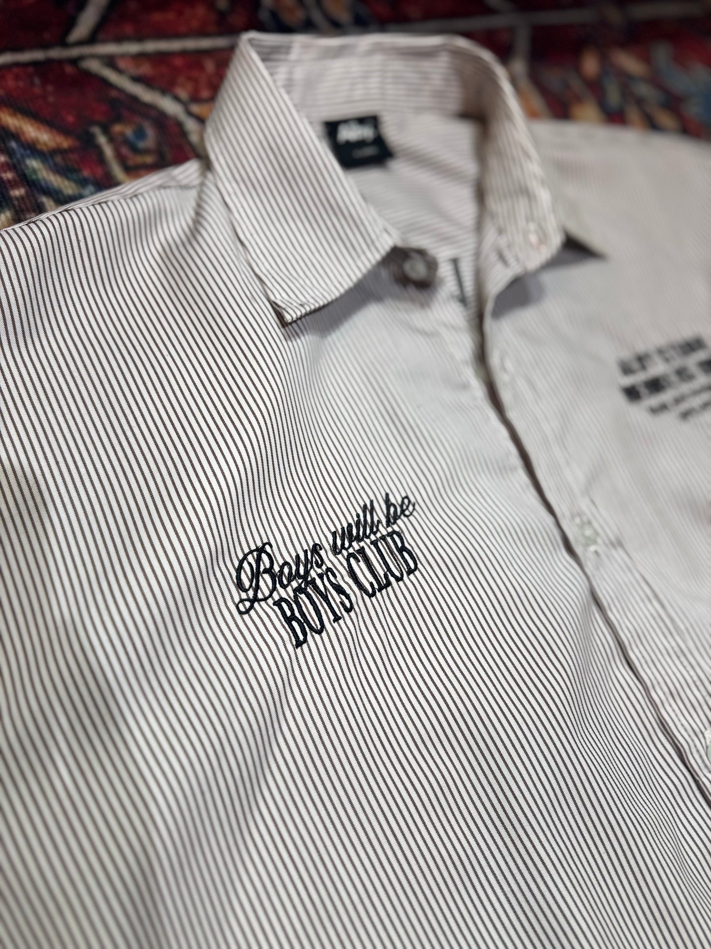 Boys Club - Boxy fit Short Sleeve Shirt (Embroidered)