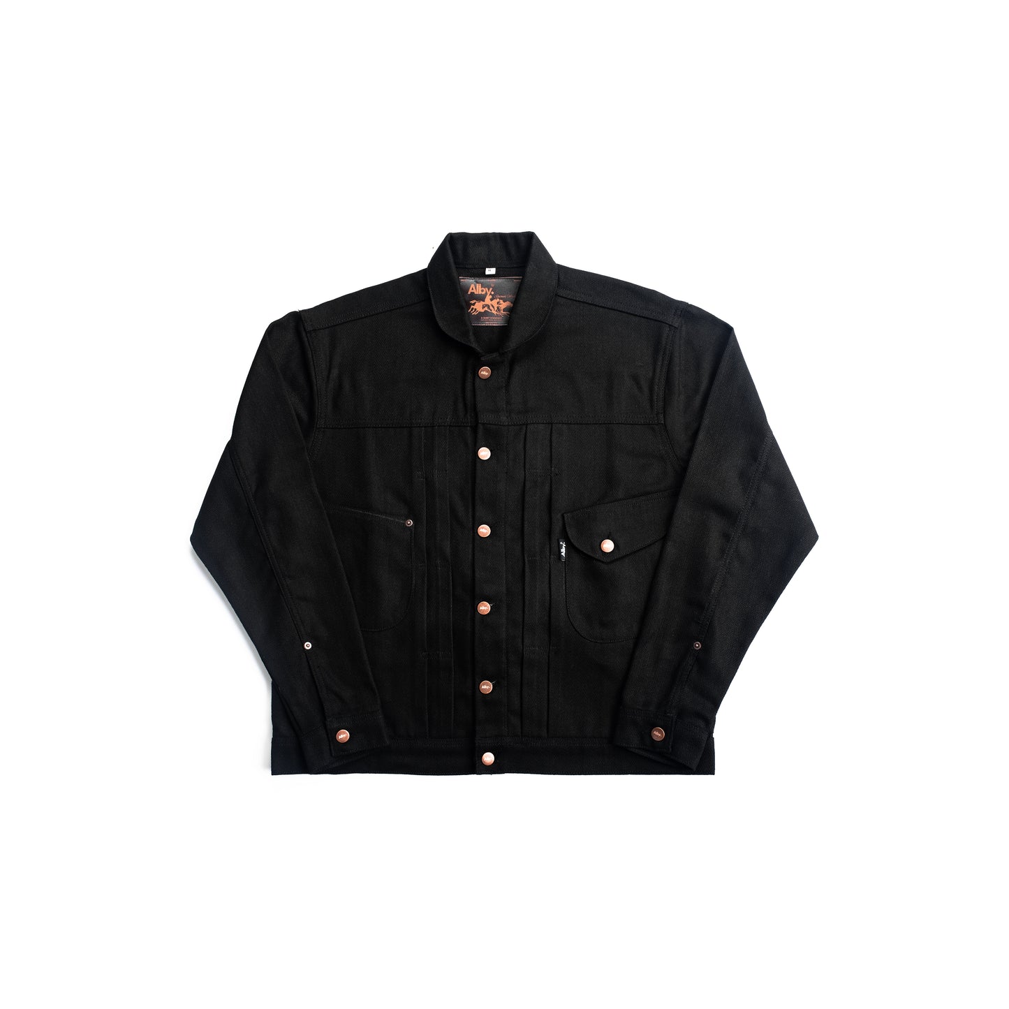 Black Herringbone Workwear Jacket - Limited Edition by Alby