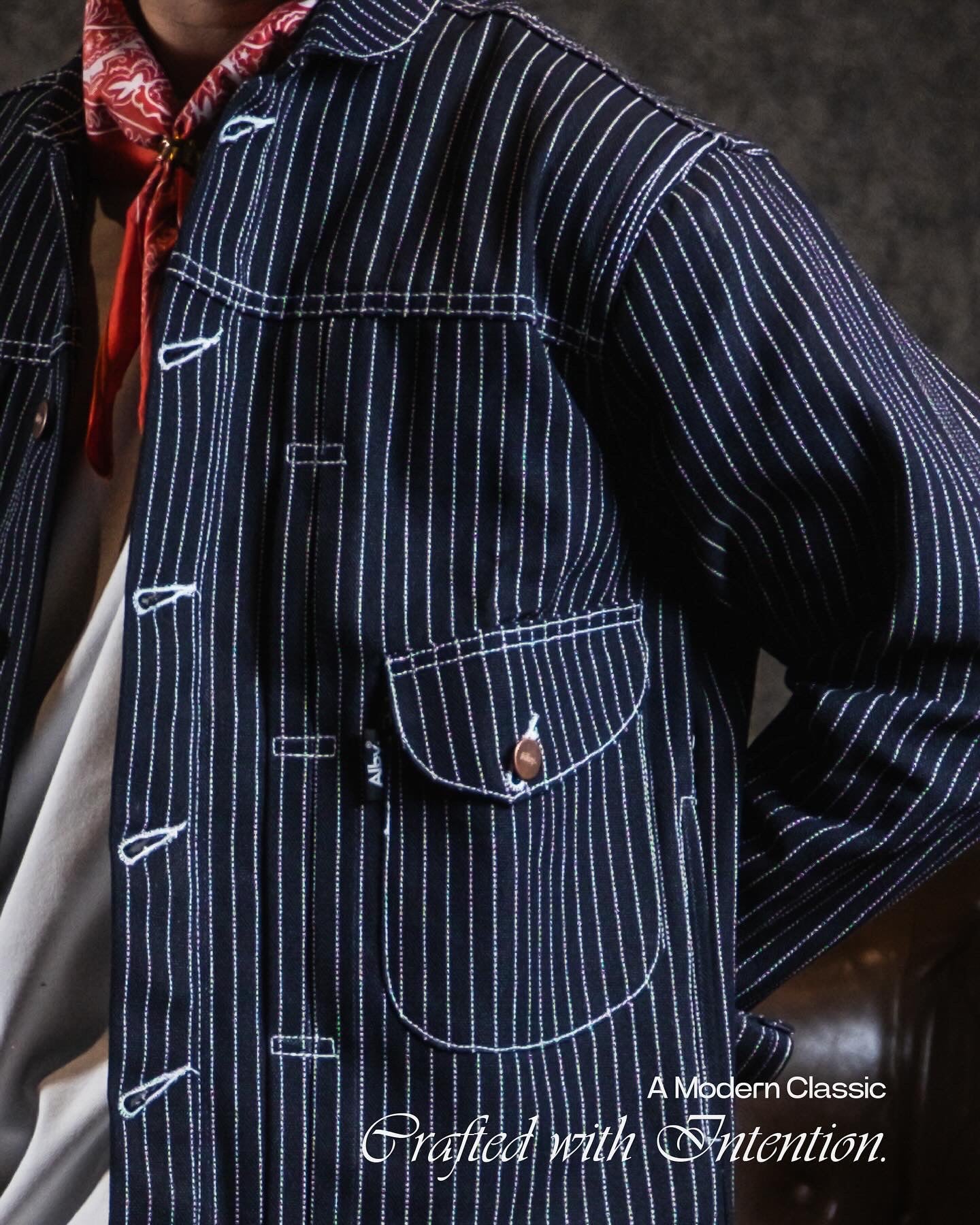 Wabash Stripe Workwear Jacket - Limited Edition by Alby
