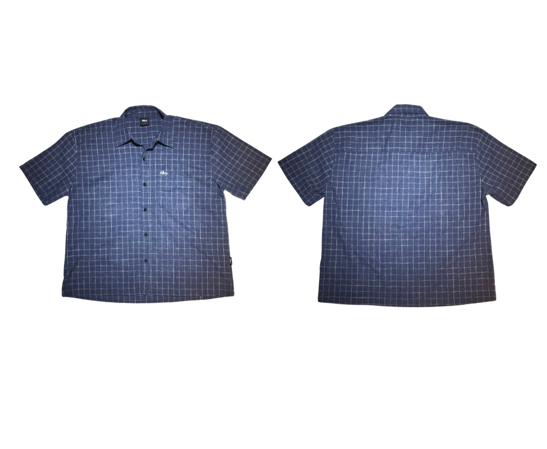 Boys Club - Checkered Short Sleeve Boxy button shirt (Crop)