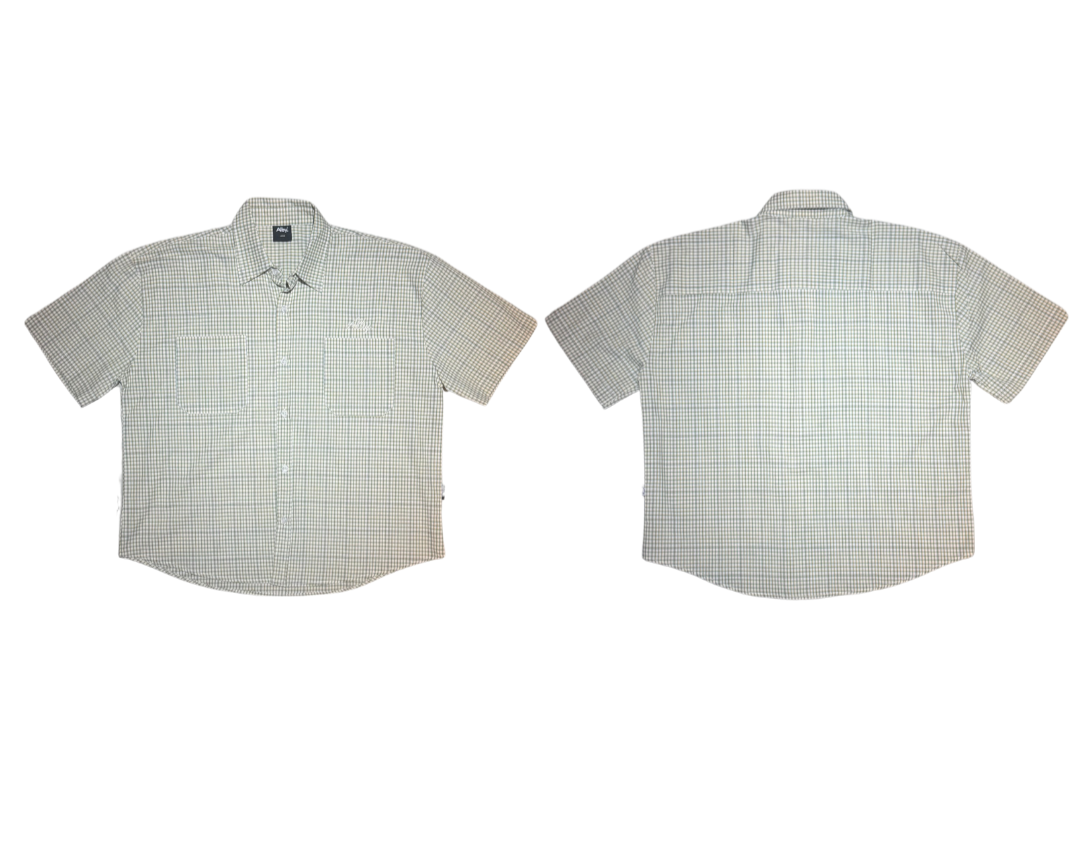 Boys Club - Checkered Short Sleeve Boxy button shirt (Crop)