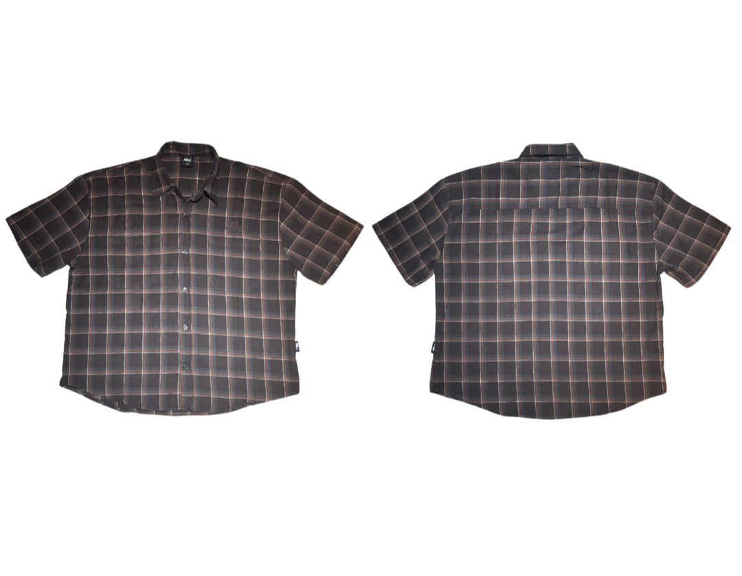 Boys Club - Checkered Short Sleeve Boxy button shirt (Crop)