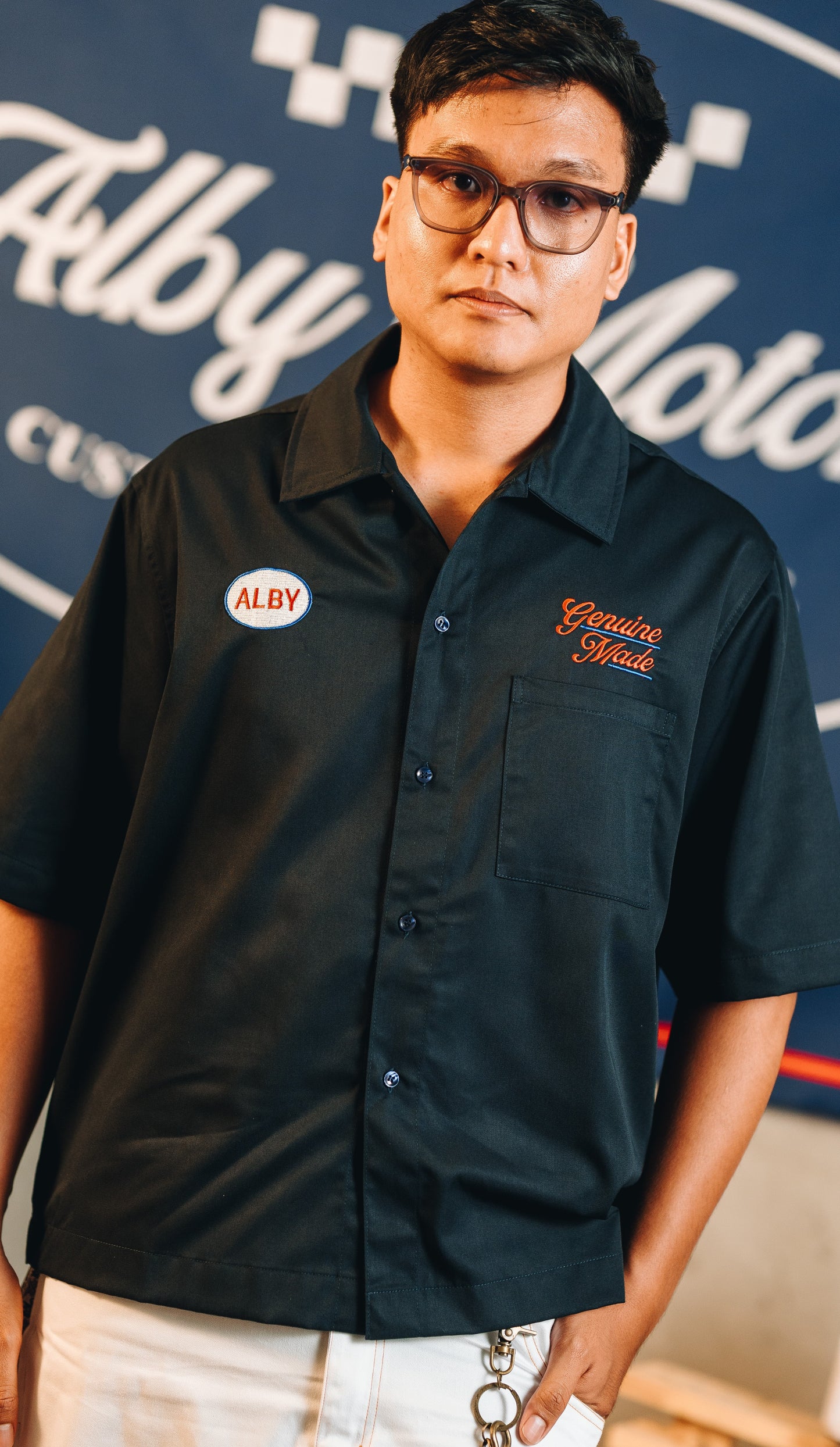 Alby Motorcycle Story - Boxy Cargo Shirt