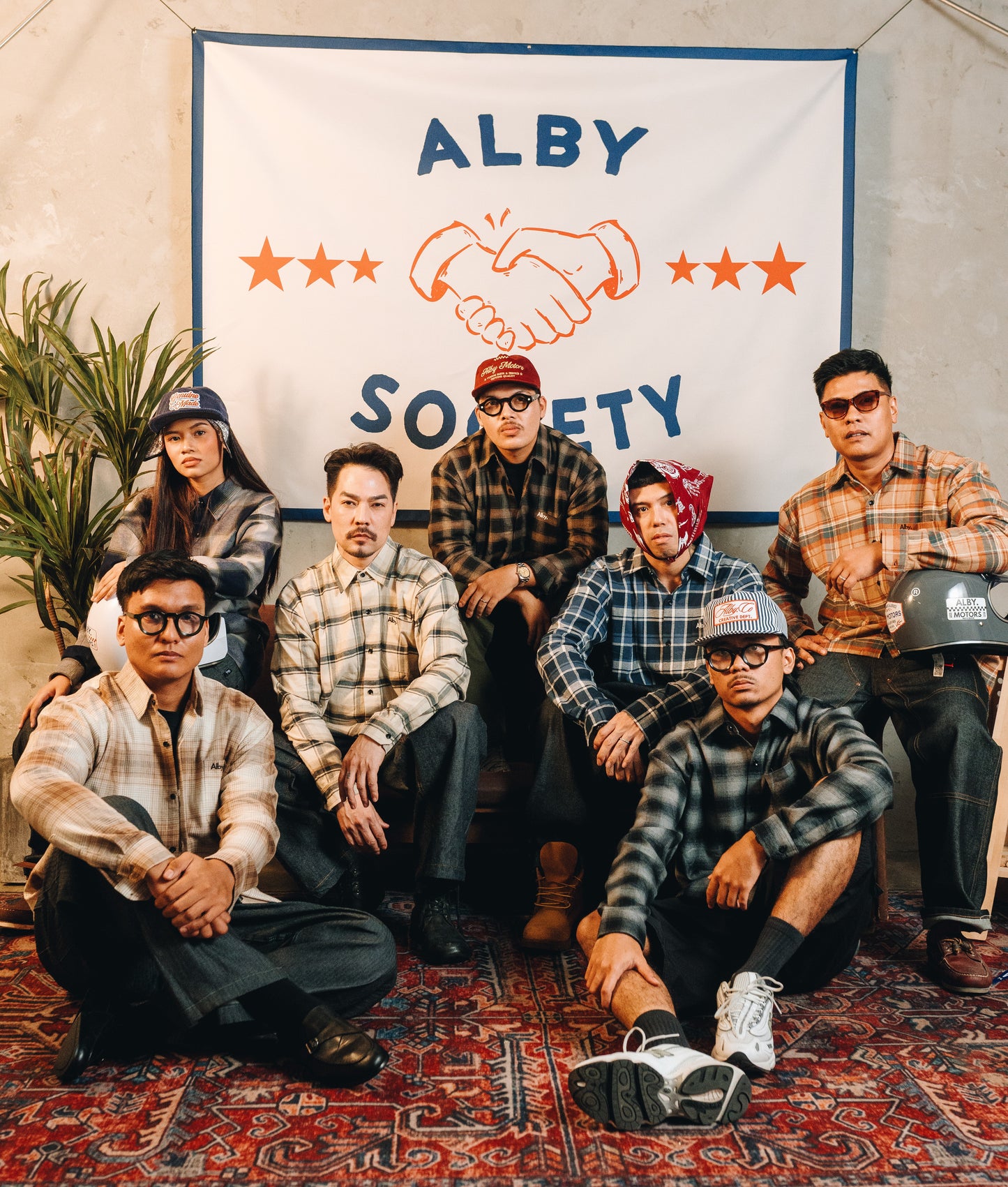 Alby Motorcycle Story - Flannel Boxy Shirt