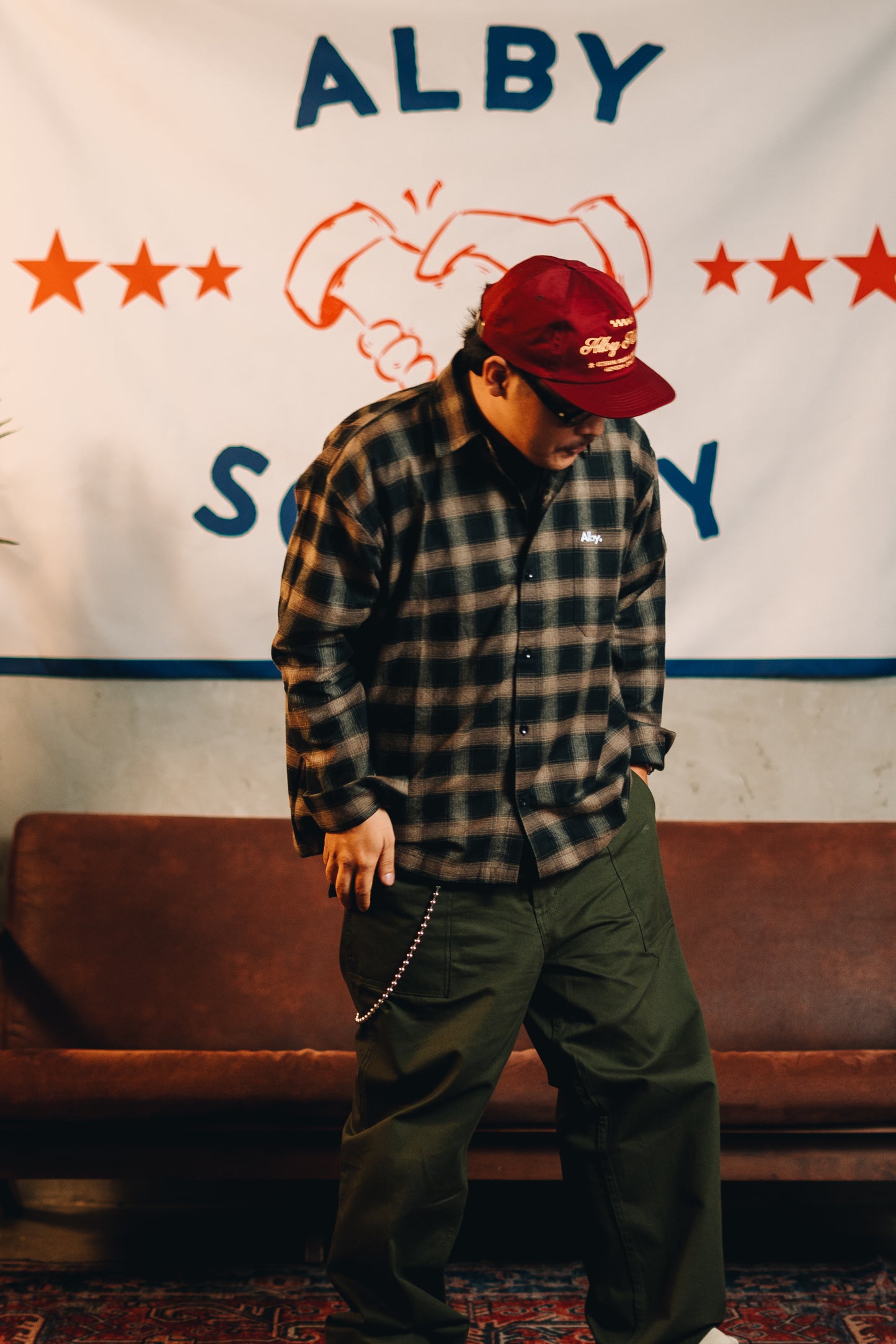 Alby Motorcycle Story - Flannel Boxy Shirt