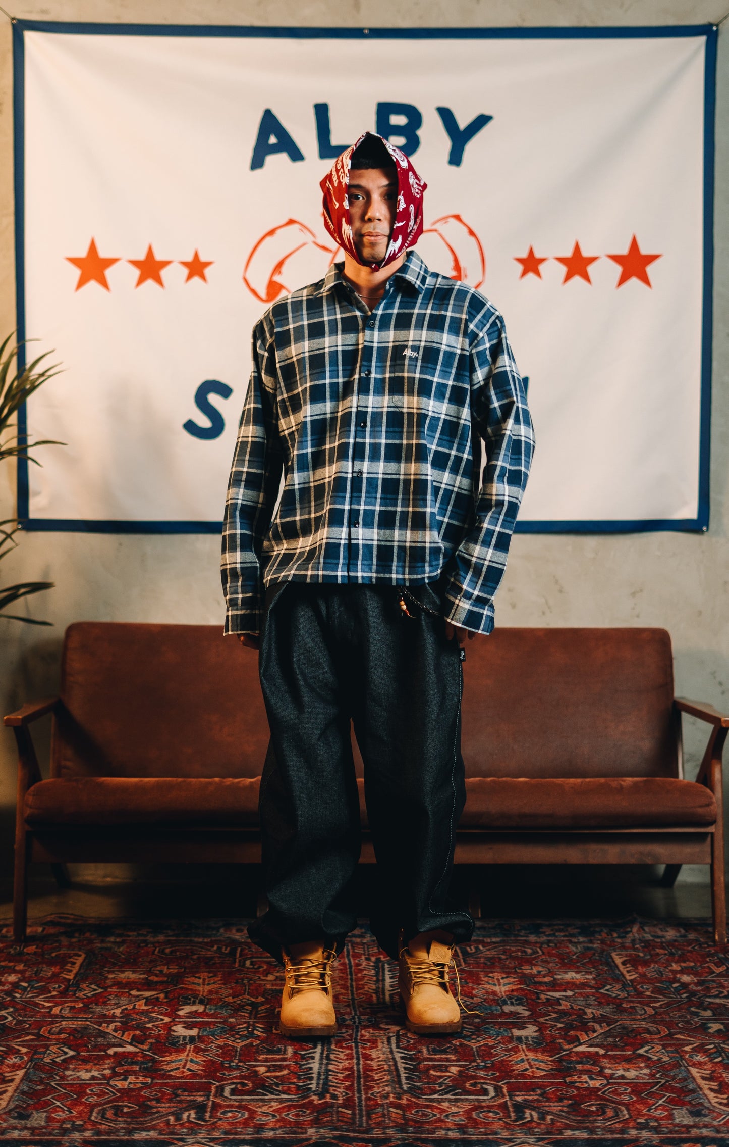 Alby Motorcycle Story - Flannel Boxy Shirt