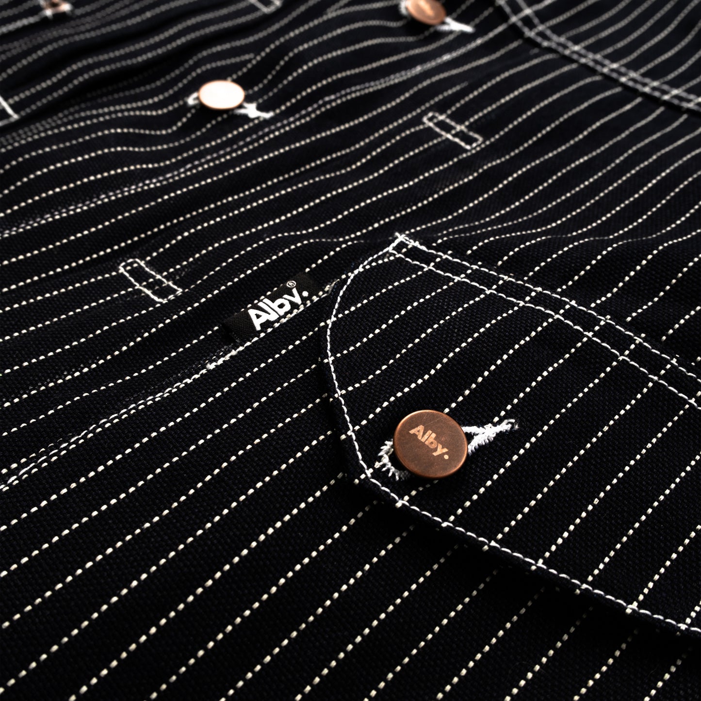 Wabash Stripe Workwear Jacket - Limited Edition by Alby