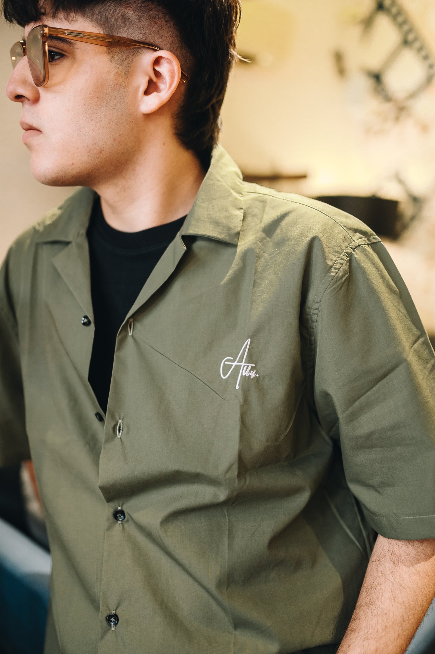 Boys Club - Bowling shirt (New Alby Initial)
