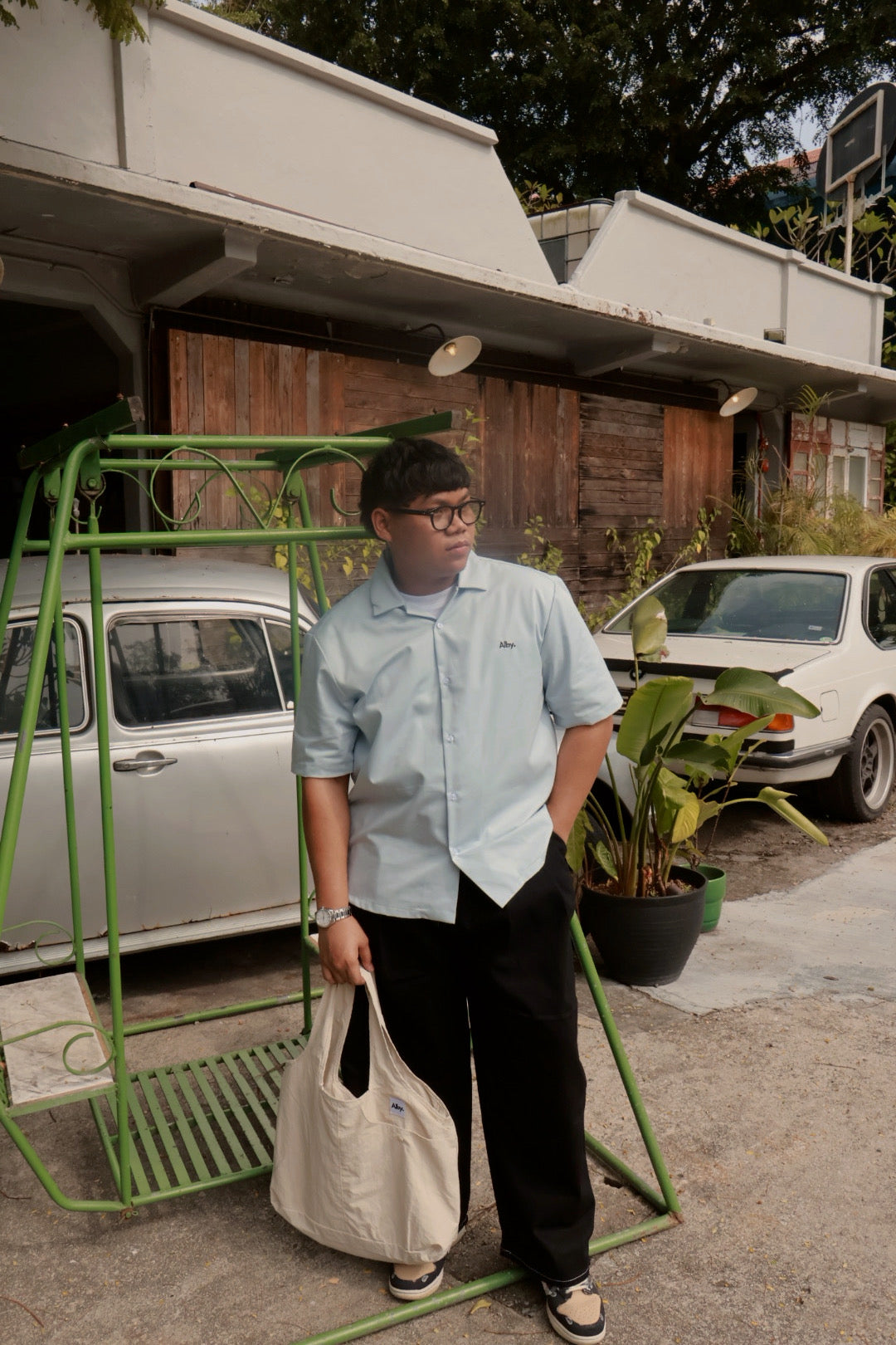 Albystudios Nylon Tote Bag