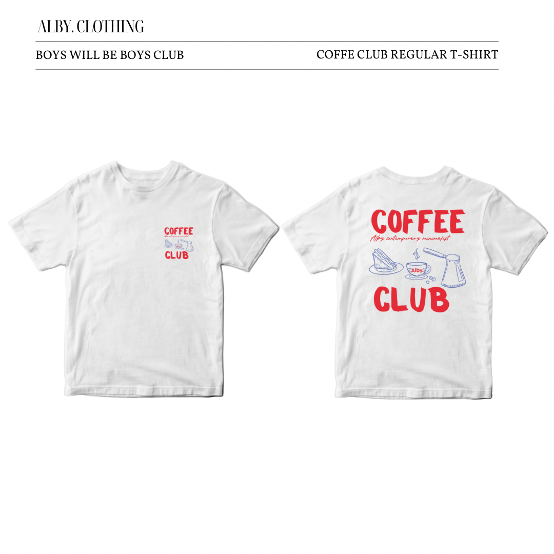 Boys Club - Coffee club regular-fit t shirt (Soft Cotton 20s)